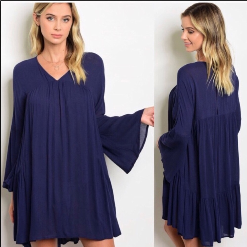 💗BNWT Navy Blue Dress! Perfect with boots!